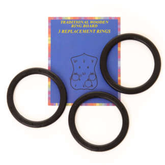 Wooden Ring Board - 3 replacement rings